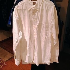 Elegant White Button-Down Shirt for Men